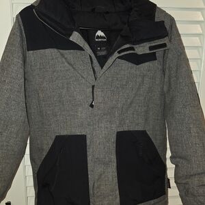 Burton Gray and Black Kids Ski Jacket
